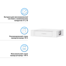Акумуляторна батарея Dyness STACK LiFePO4 S51100 51.2V 100Ah 5.12kWh 